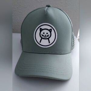 Womens Cat Box Golf Company Cap Hat Futures Strapback Adjustable Camo Green